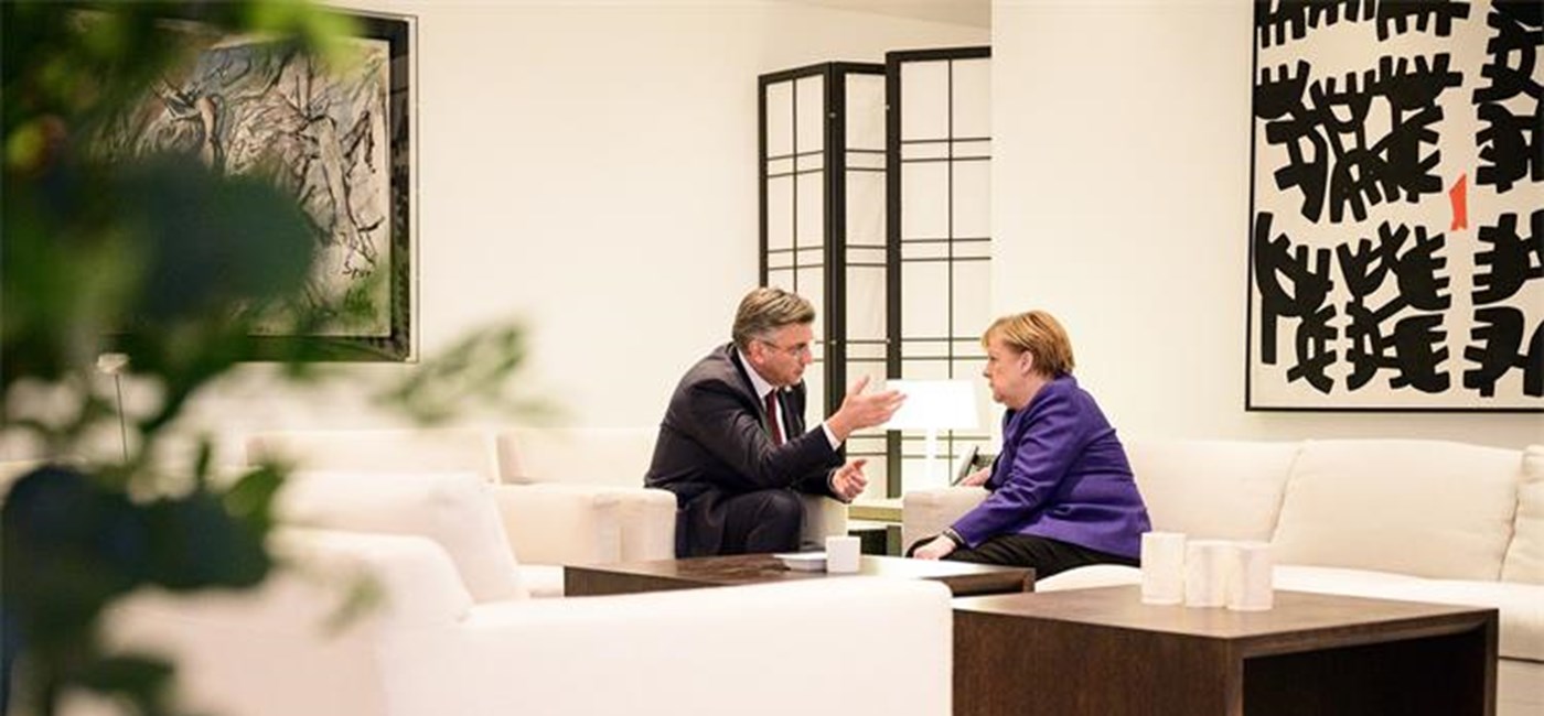 Plenković i Merkel: Zagrebački summit mora imati politički karakter i odrediti pristupnu dinamiku susjednih zemalja